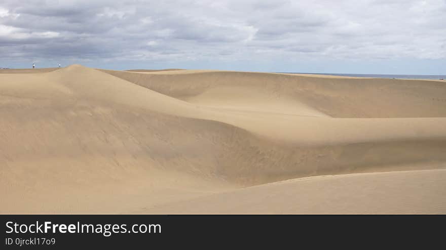 Singing Sand, Aeolian Landform, Sky, Dune