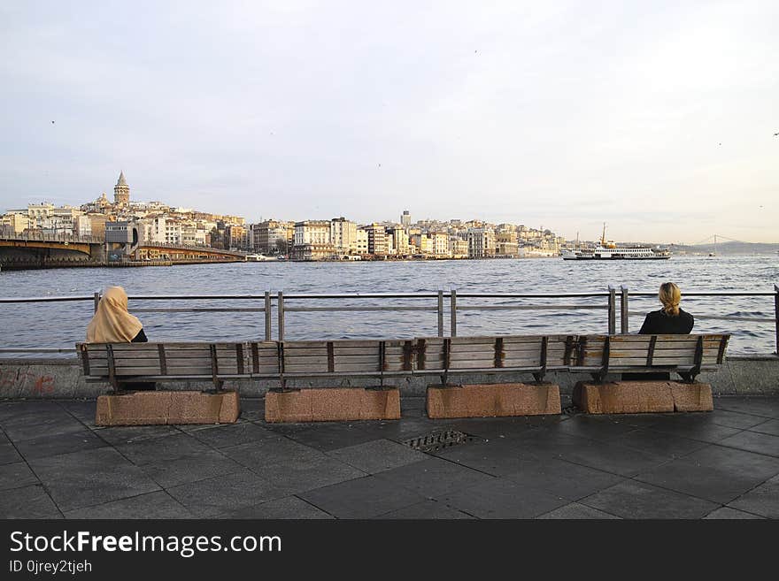 Sea, Sky, Water, Pier