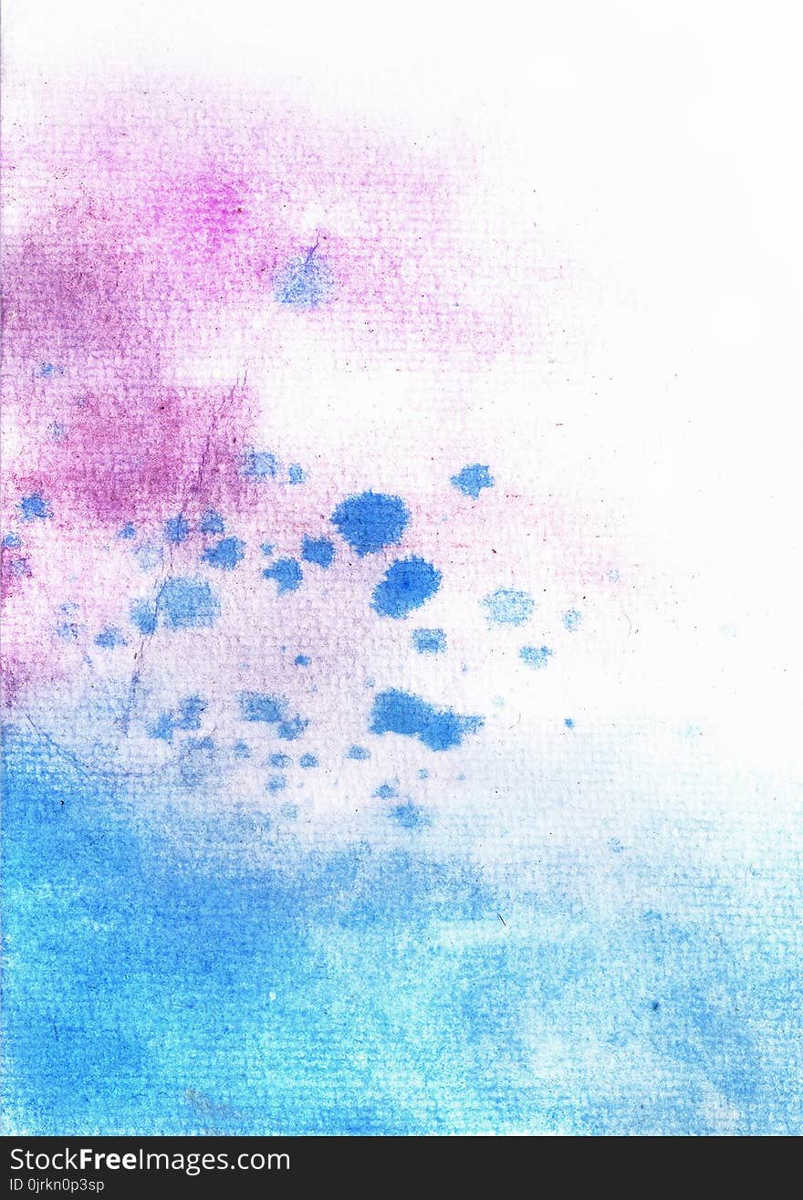 Abstract Blue Purple Nuance Watercolor Texture