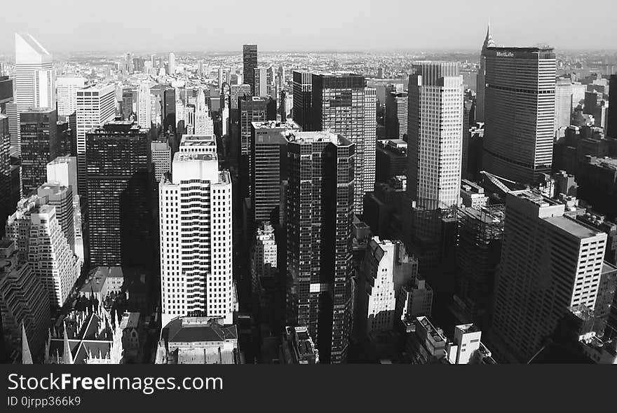 Greyscale Architectural Photography of Buildings