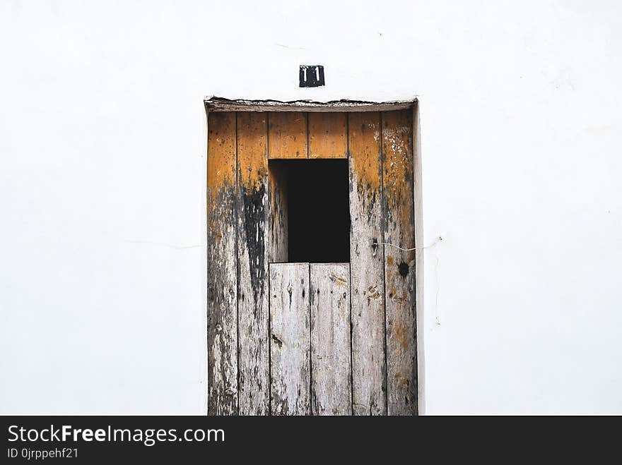 Grey Wooden Door