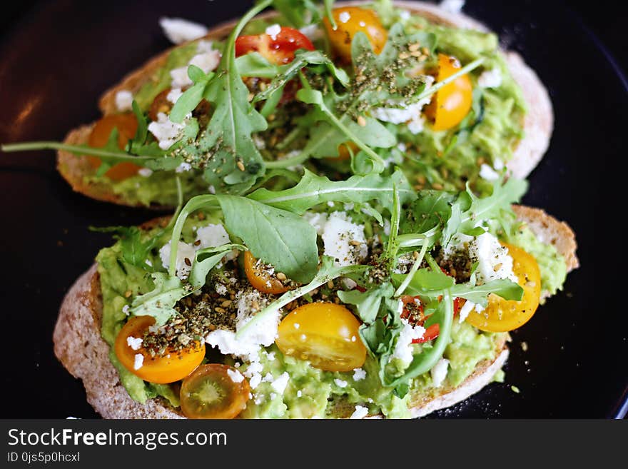 Vegetable Salad And Bread