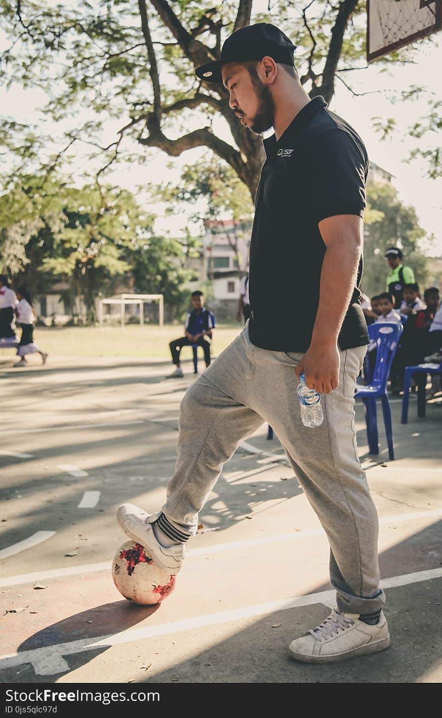 Man Playing Soccer