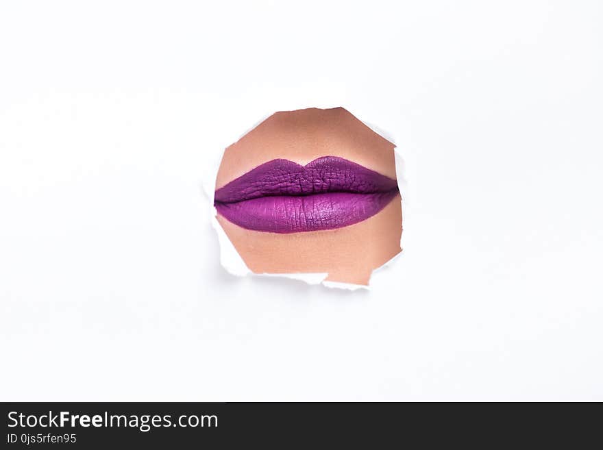 Purple Lipstick