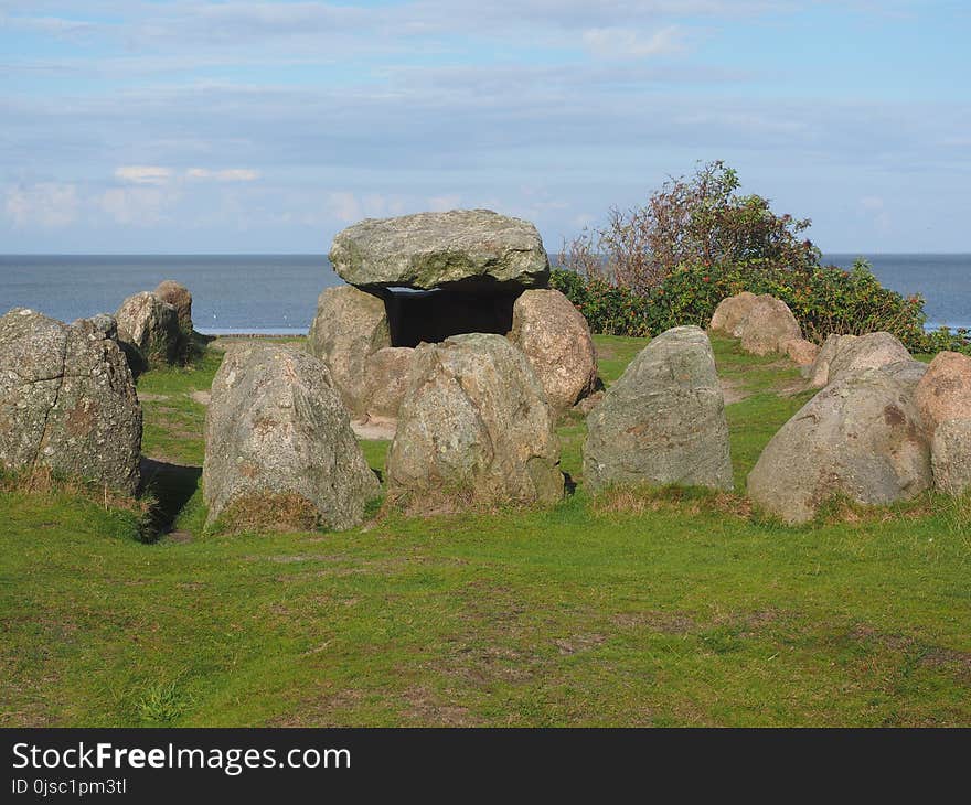 Rock, Promontory, Coast, Archaeological Site