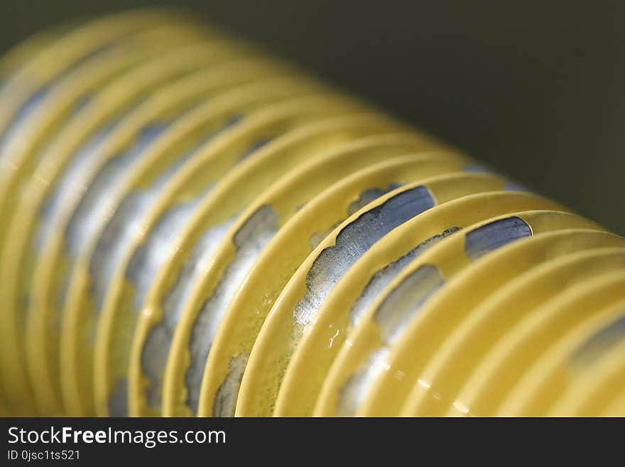 Yellow, Close Up, Macro Photography, Cylinder