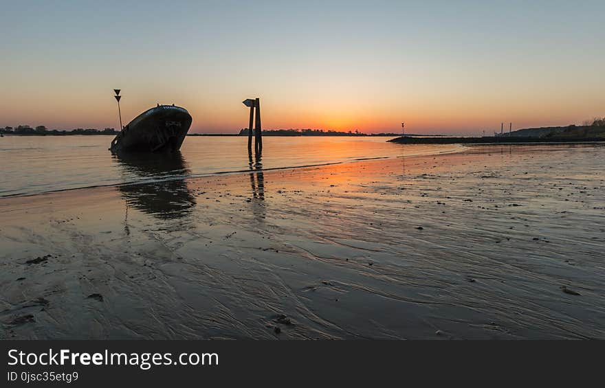 Water, Sunset, Sea, Sunrise