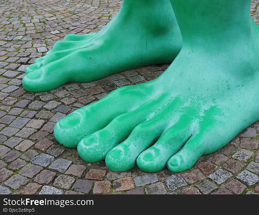 Green, Leg, Foot, Hand