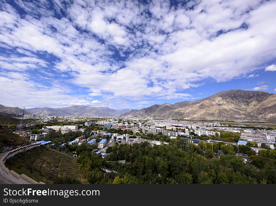 Sky, Cloud, Mountainous Landforms, Mountain