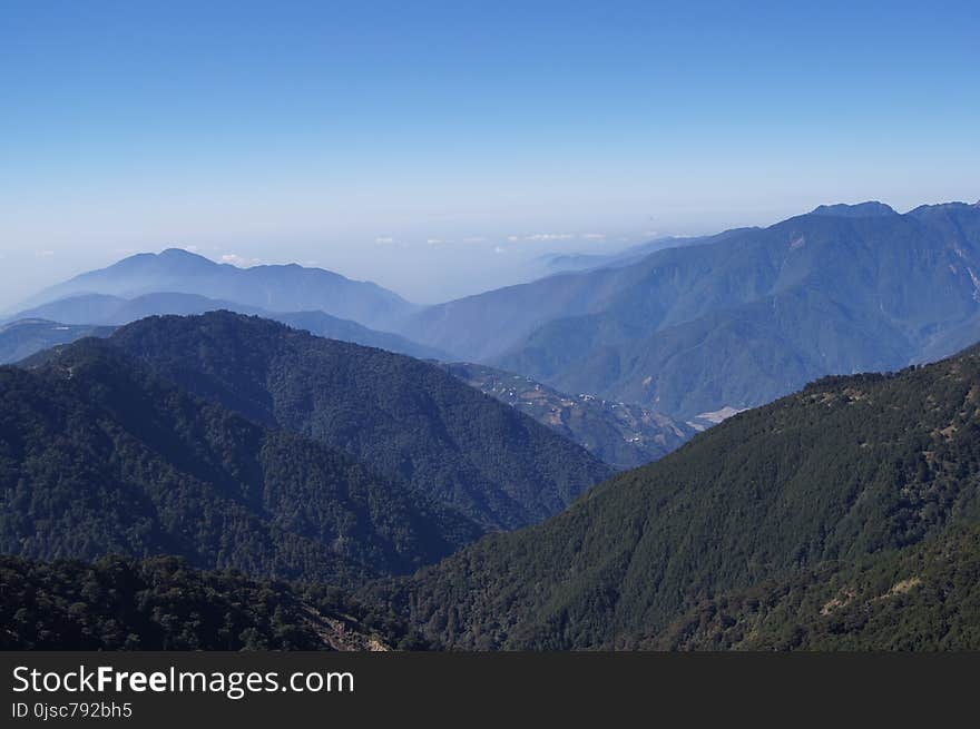 Mountainous Landforms, Mountain, Sky, Ridge