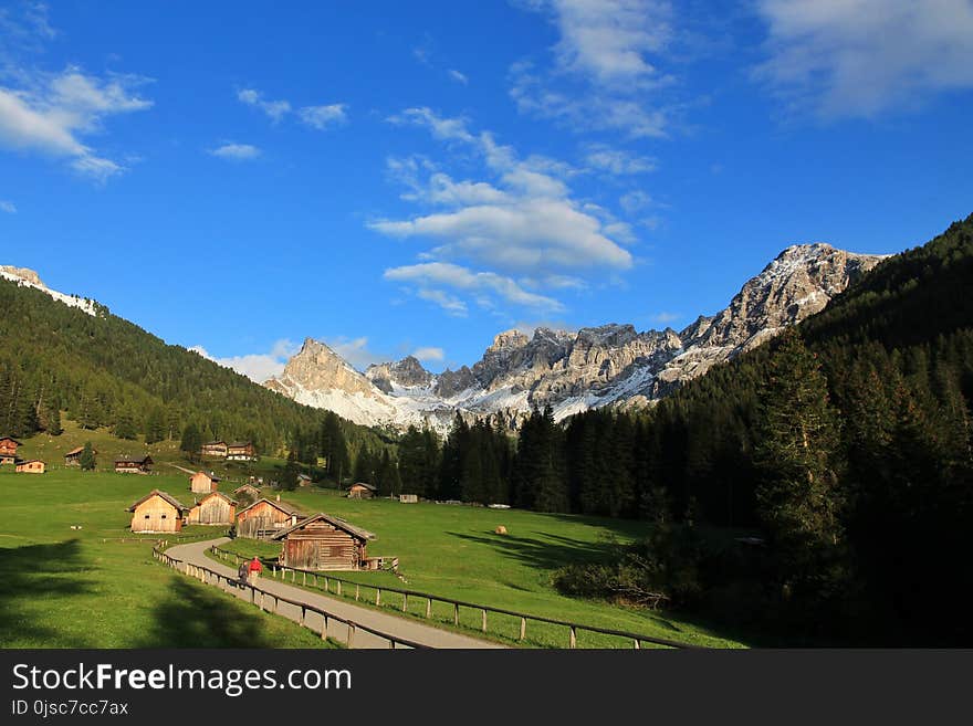 Mountainous Landforms, Mountain Range, Sky, Nature