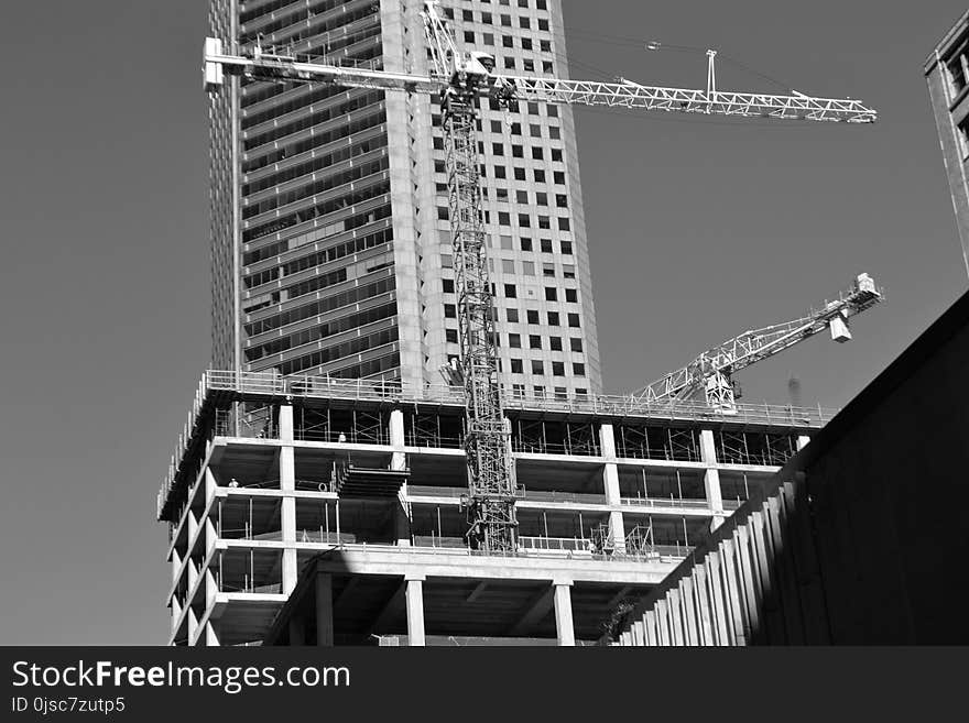 Building, Black And White, Landmark, Metropolis