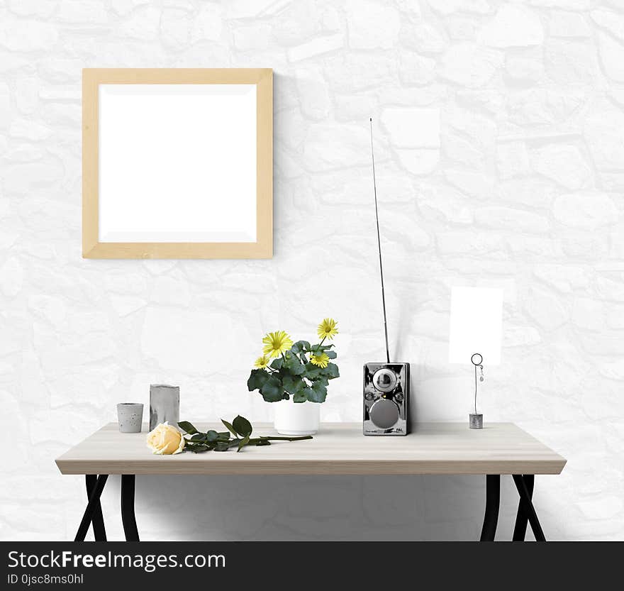 Wall, Table, Interior Design, Wallpaper