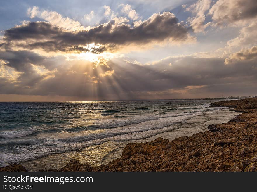 Sea, Sky, Horizon, Shore