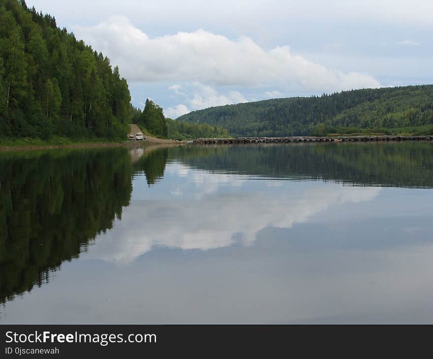 Reflection, Water, Nature, Lake