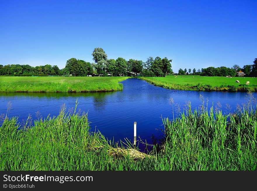 Reflection, Water, Nature, Sky