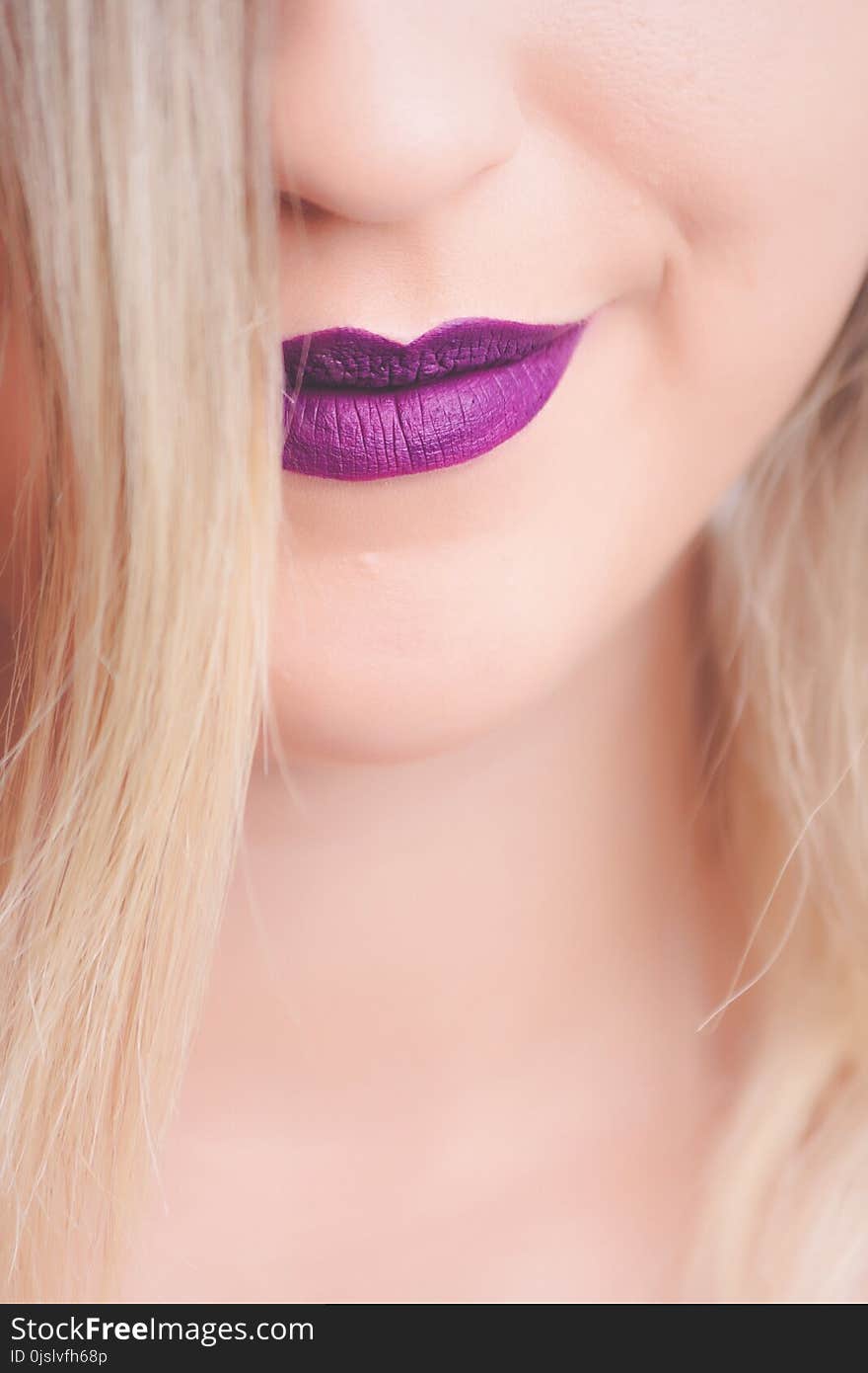 Women&#x27;s Purple Lips