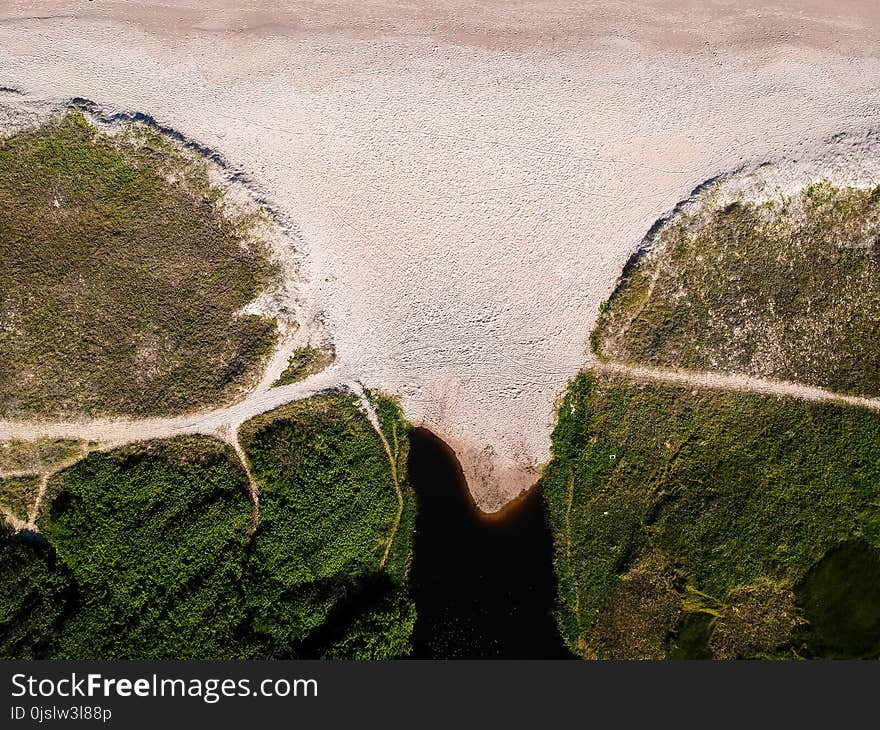 Aerial Photography of Mountain With Trees