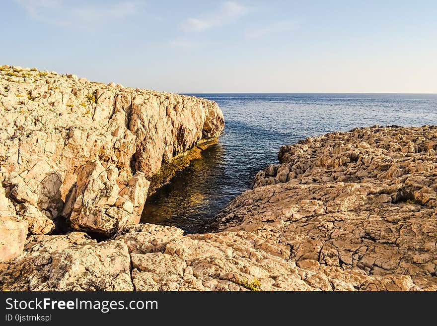 Coast, Sea, Rock, Shore