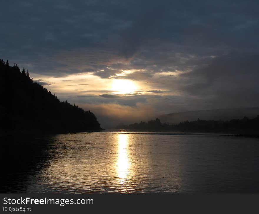 Sky, Loch, Reflection, Horizon