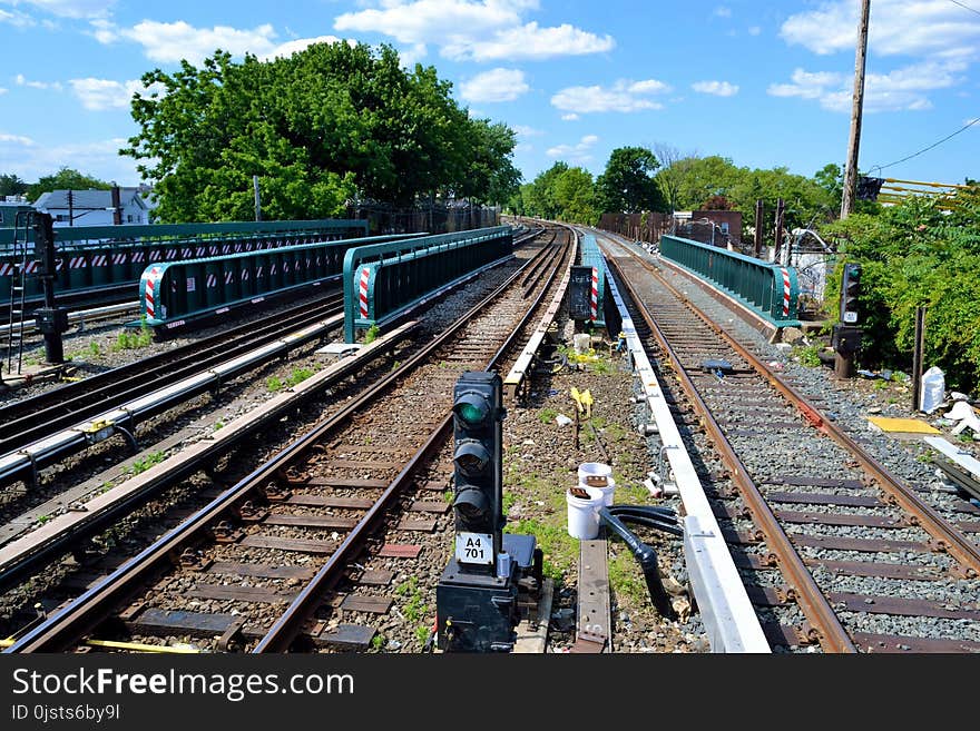 Track, Transport, Rail Transport, Train Station