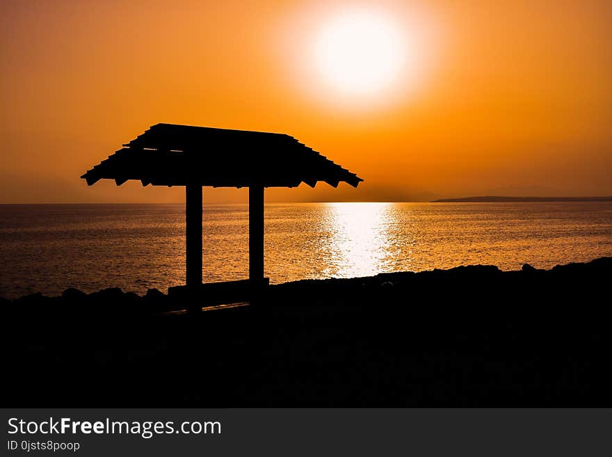 Sea, Sunset, Sky, Horizon