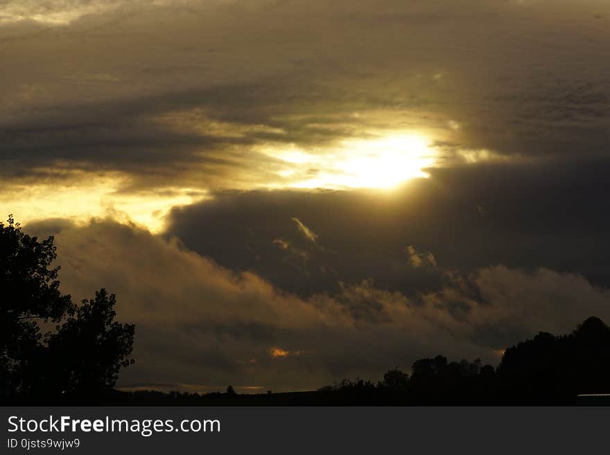 Sky, Atmosphere, Cloud, Afterglow