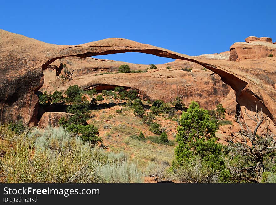 Beautiful rock formations in Arches National Park. Beautiful rock formations in Arches National Park.