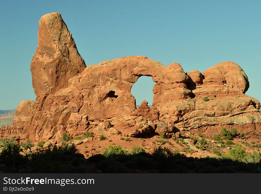 Beautiful rock formations in Arches National Park. Beautiful rock formations in Arches National Park.