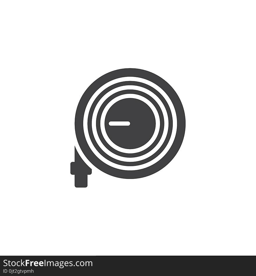 Watering hose vector icon