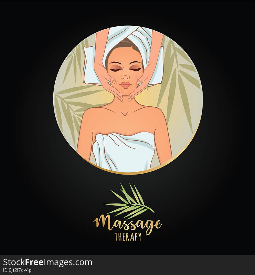 Vector illustration on the theme of beauty, self-care, spa salons, relaxation. Can be used for business cards, flyers, beauty salons. Vector illustration on the theme of beauty, self-care, spa salons, relaxation. Can be used for business cards, flyers, beauty salons.