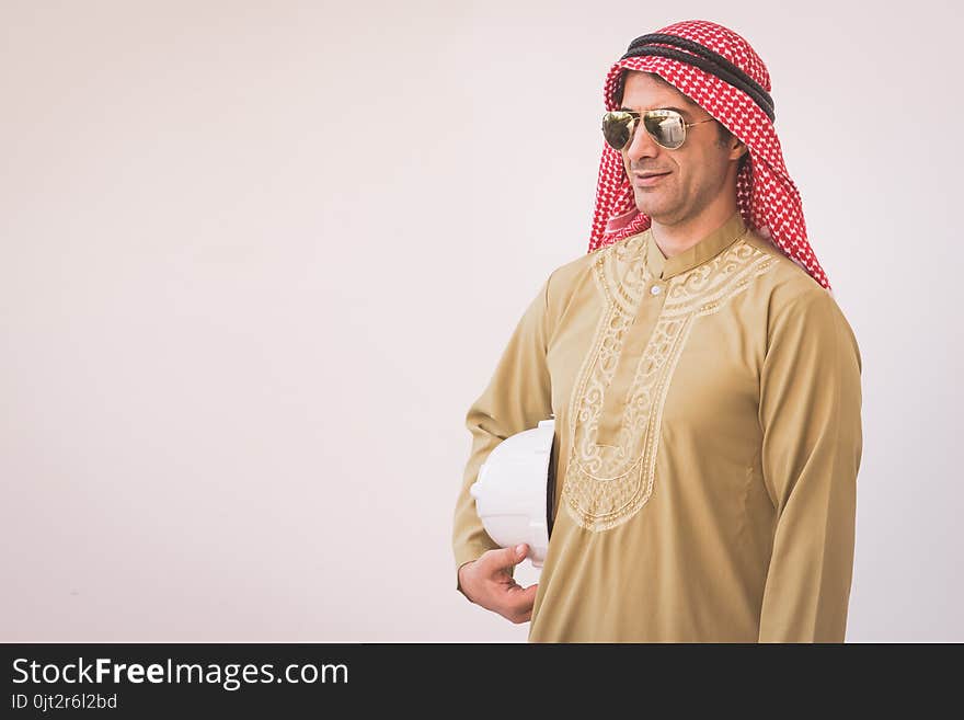 Portrait of Arab architects, man