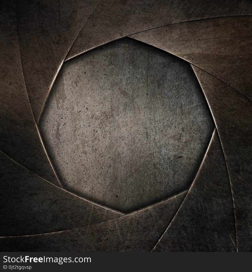 Grunge Style Metallic Texture Background