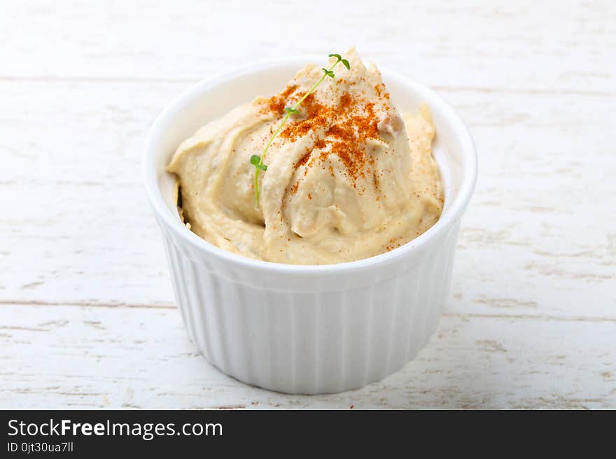 Arabic traditional cuisine - hummus