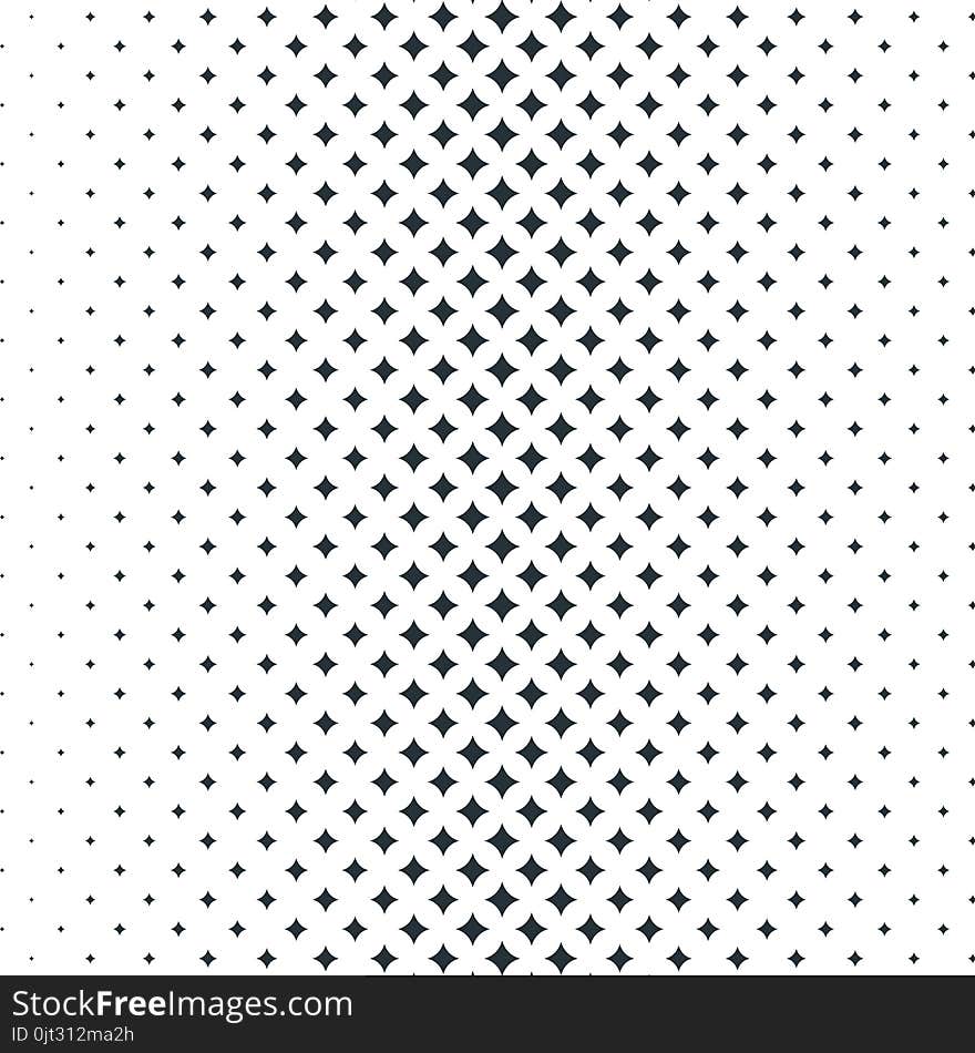 Halftone abstract black background. Flat vector cartoon illustration. Objects isolated on white background.