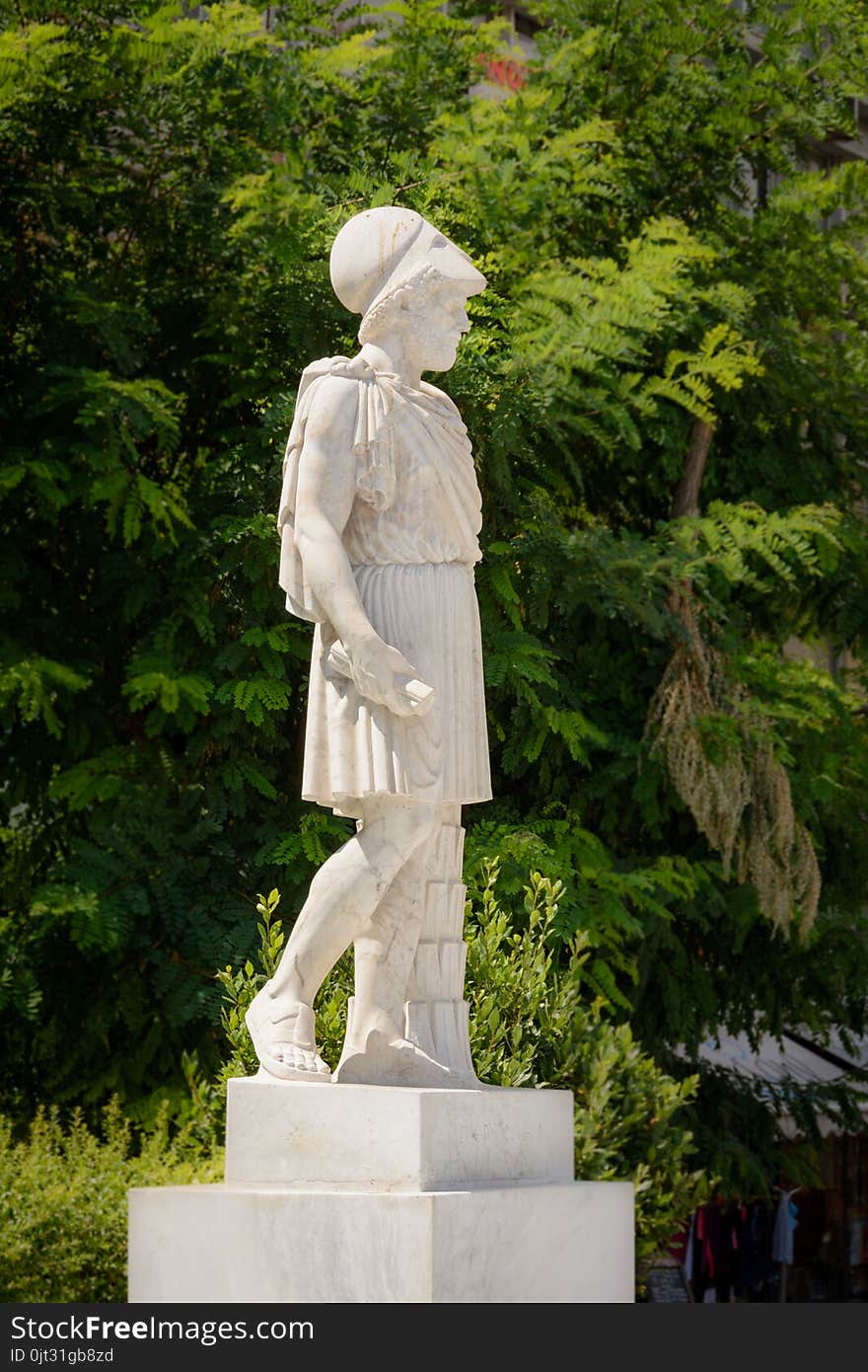 Marble Statue Of Pericles In Athens, Greece