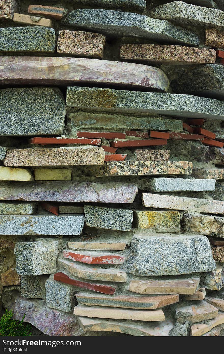 Texture Of The Stone Wall