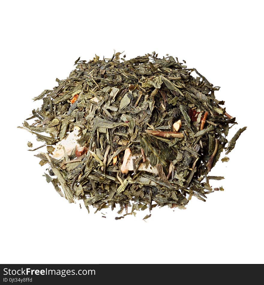 Green flavored tea based on tea Sencha with strawberry, cranberry, apple and rosehip.