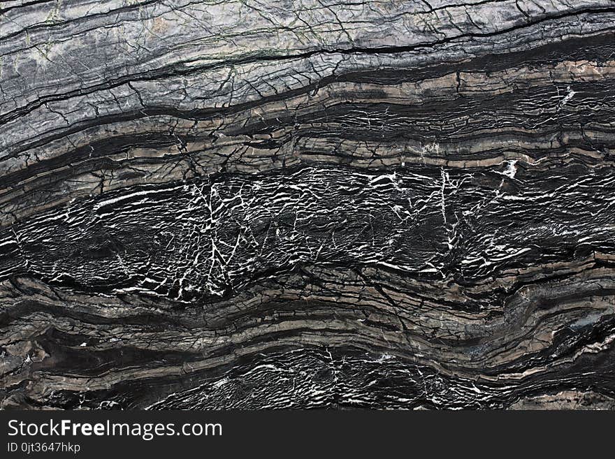 Black Marble Stone, Abstract Background.