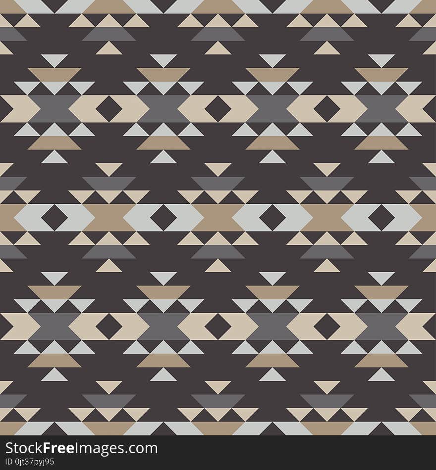 Ethnic boho seamless pattern. Tribal pattern. Folk motif. Textile rapport.