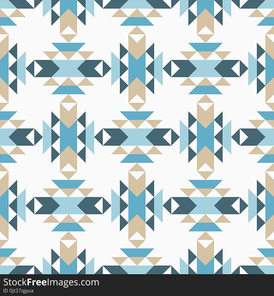 Ethnic Boho Seamless Pattern. Tribal Pattern. Folk Motif.