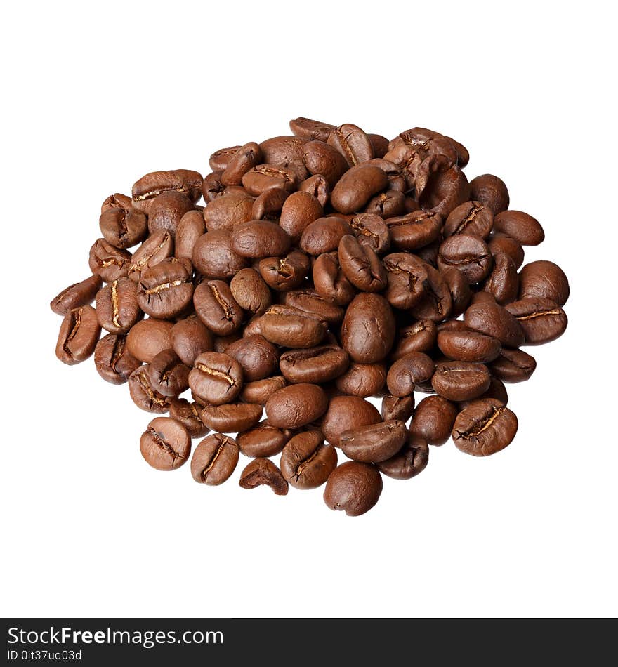 Salvador coffee gourmet coffee on white background. High resolution photo.