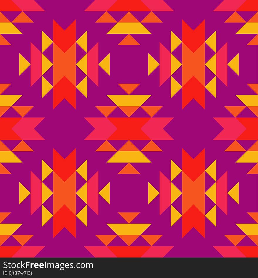 Ethnic boho seamless pattern. Tribal pattern. Folk motif.