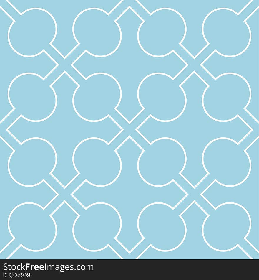 Navy blue and white geometric ornament. Seamless pattern