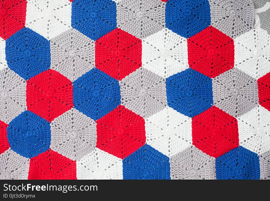 Knitted Hexagons