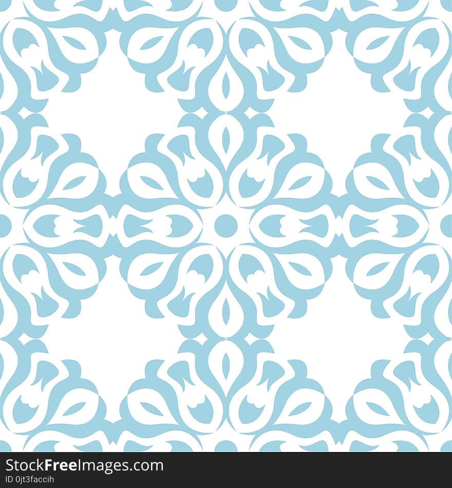 Floral background with navy blue seamless pattern