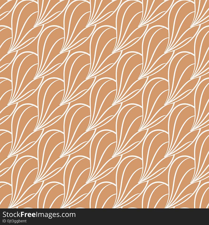 Abstract seamless pattern. Brown beige and white background for textile and fabrics