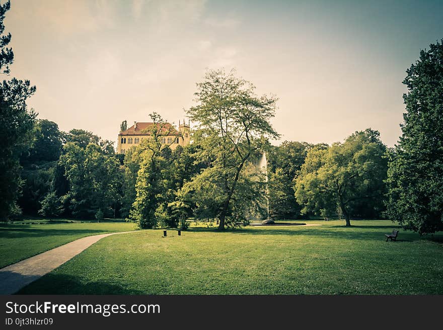 Royal Park Stromovka Královská Obora Stromovka in Prague, Czech Republic