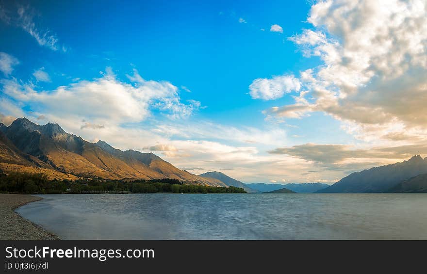 Light on the mountain at Glenorchy, New Zealand