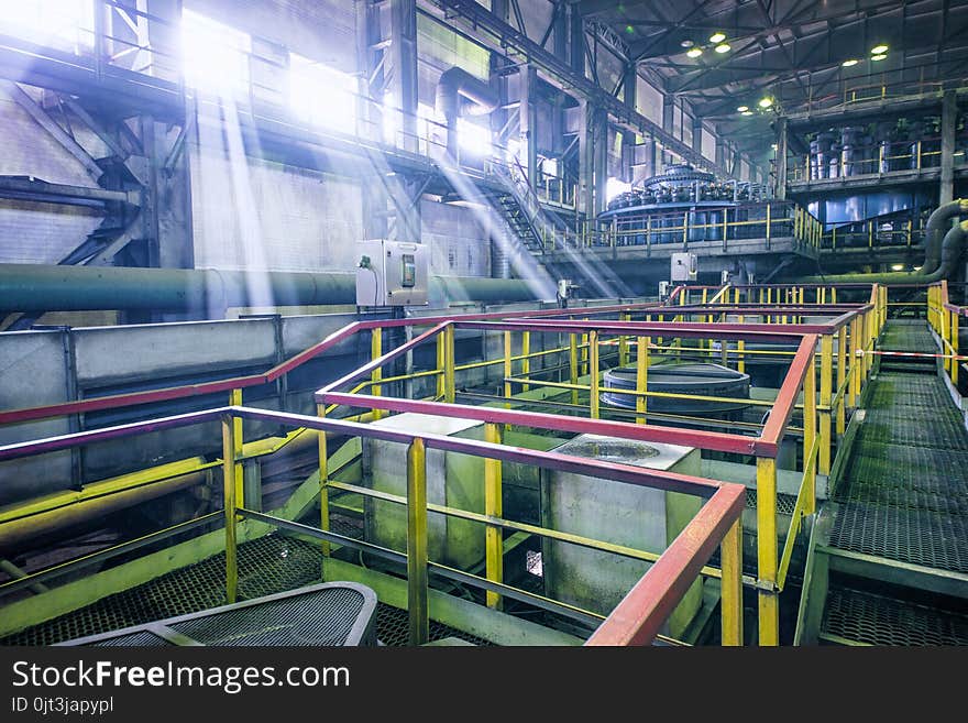 Industrial Interior Of Factory